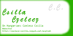 csilla czelecz business card